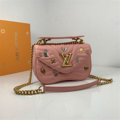 louis vuitton new wave chain bag pink|Louis Vuitton chain bag.